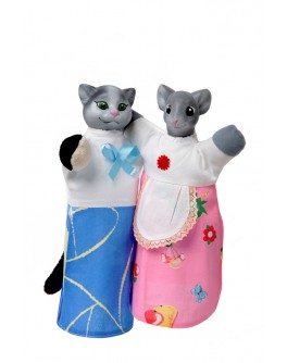 Набір ляльок-рукавиць КІТ І МИШКА (2 персонажі)
