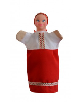 Лялька-рукавиця УКРАЇНКА (ПВХ, тканина)